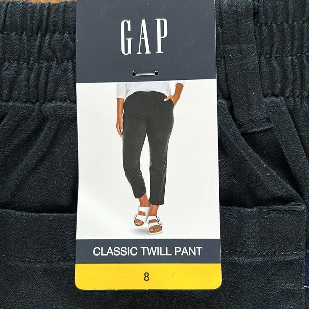 NEW Gap Black Classic Twill Pants
